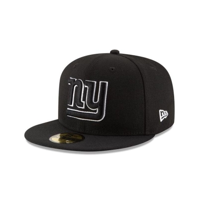 New York Giants Gorra | New Era NFL 59fifty Fitted Cap Mexico - Negros